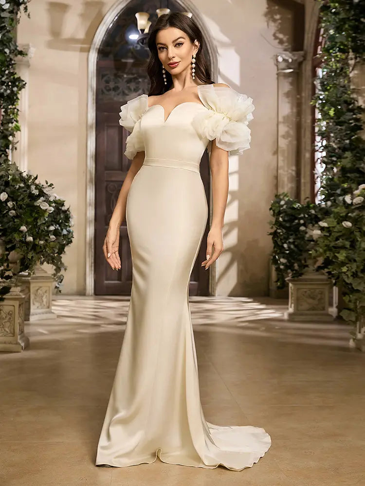 Strapless Mesh Back Dress Newgew Dresses