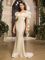 Strapless Mesh Back Dress Newgew Dresses