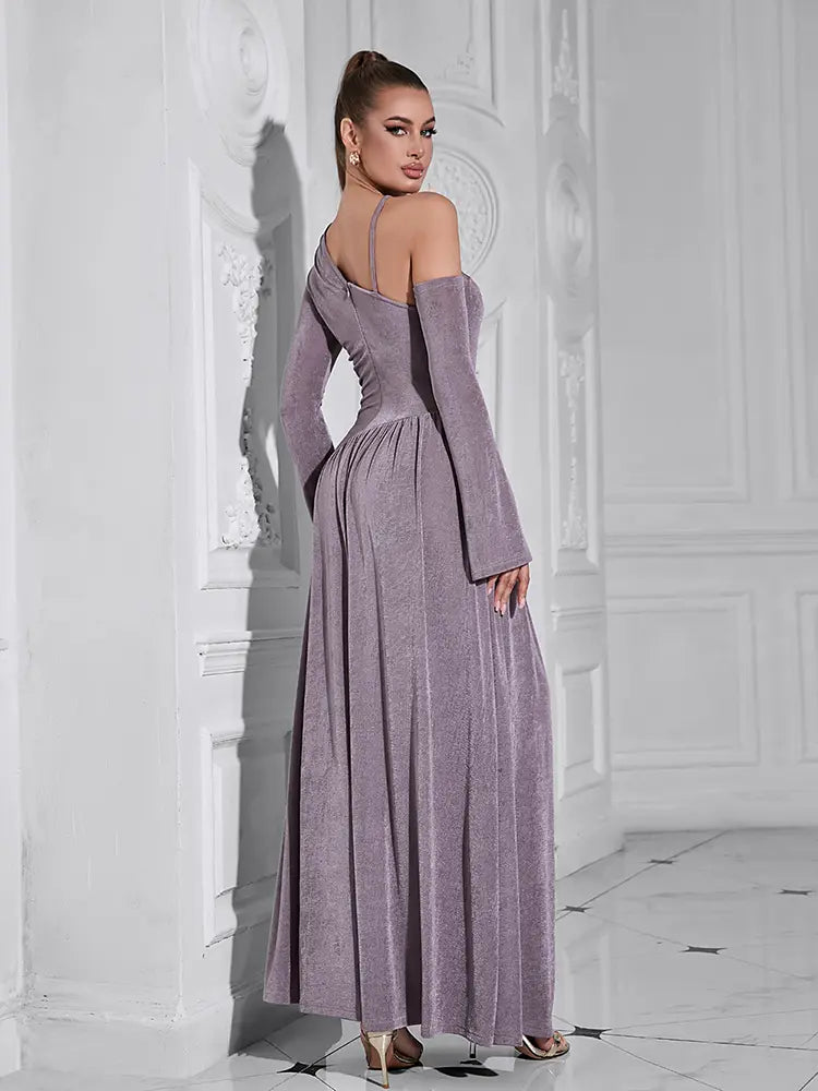 Asymmetric One-Shoulder A-Line Dress Newgew Dresses