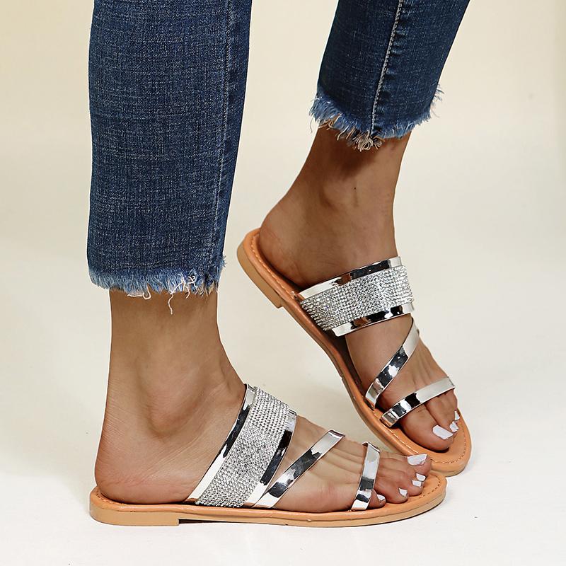 Fashion Golden Flat Flip Flop NewGew