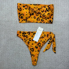 Leopard Print One-Piece Swimsuit PinTow