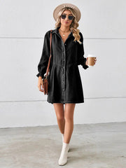 Loose Washed Patchwork Denim Dress Newgew Dresses