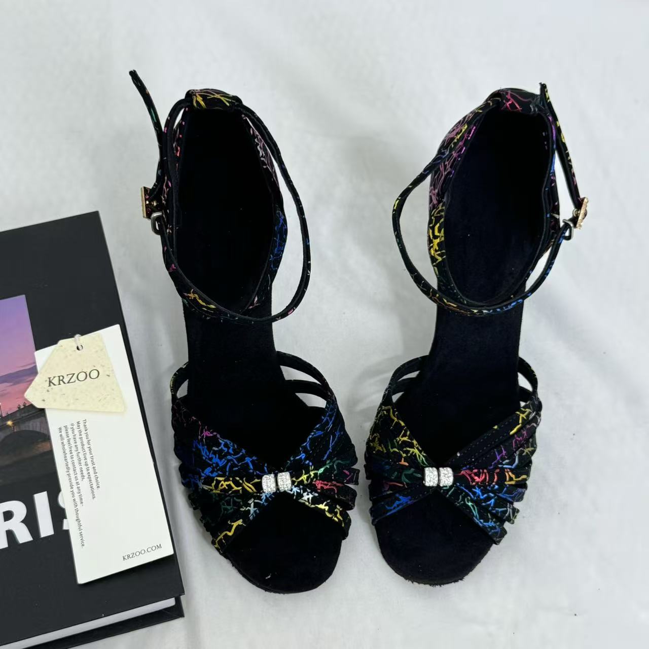 Soft-Soled Indoor High-Heeled Dance Shoes PinTow