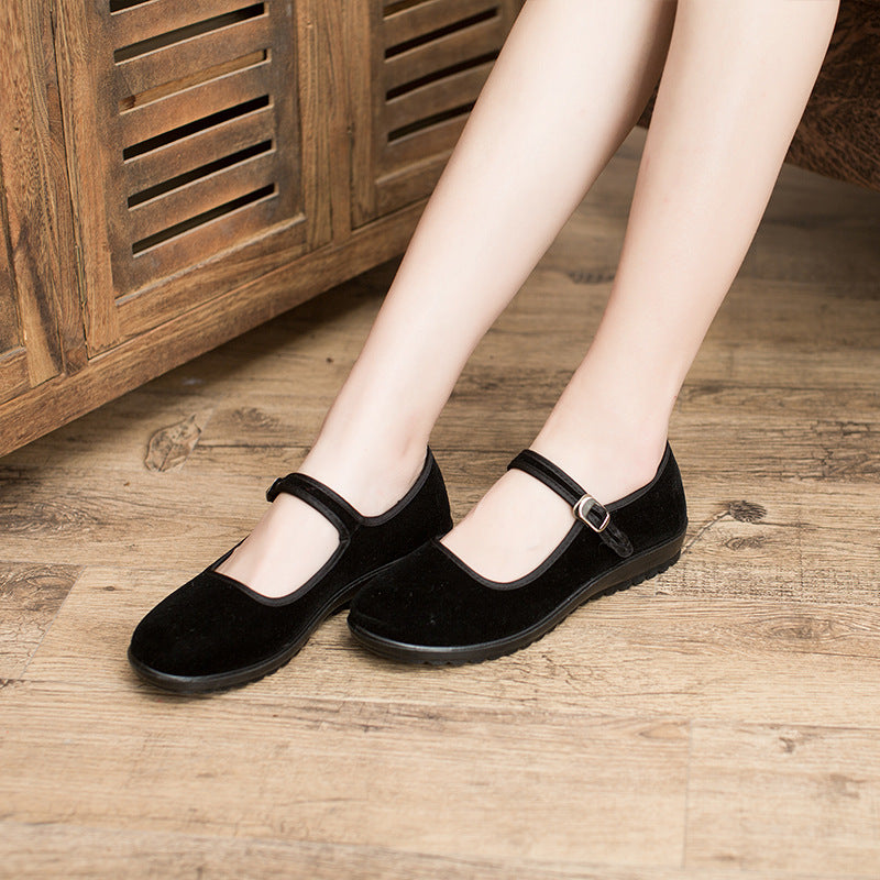 Cloth Female Mother For Han Chinese Clothing Canvas Shoes Newgew