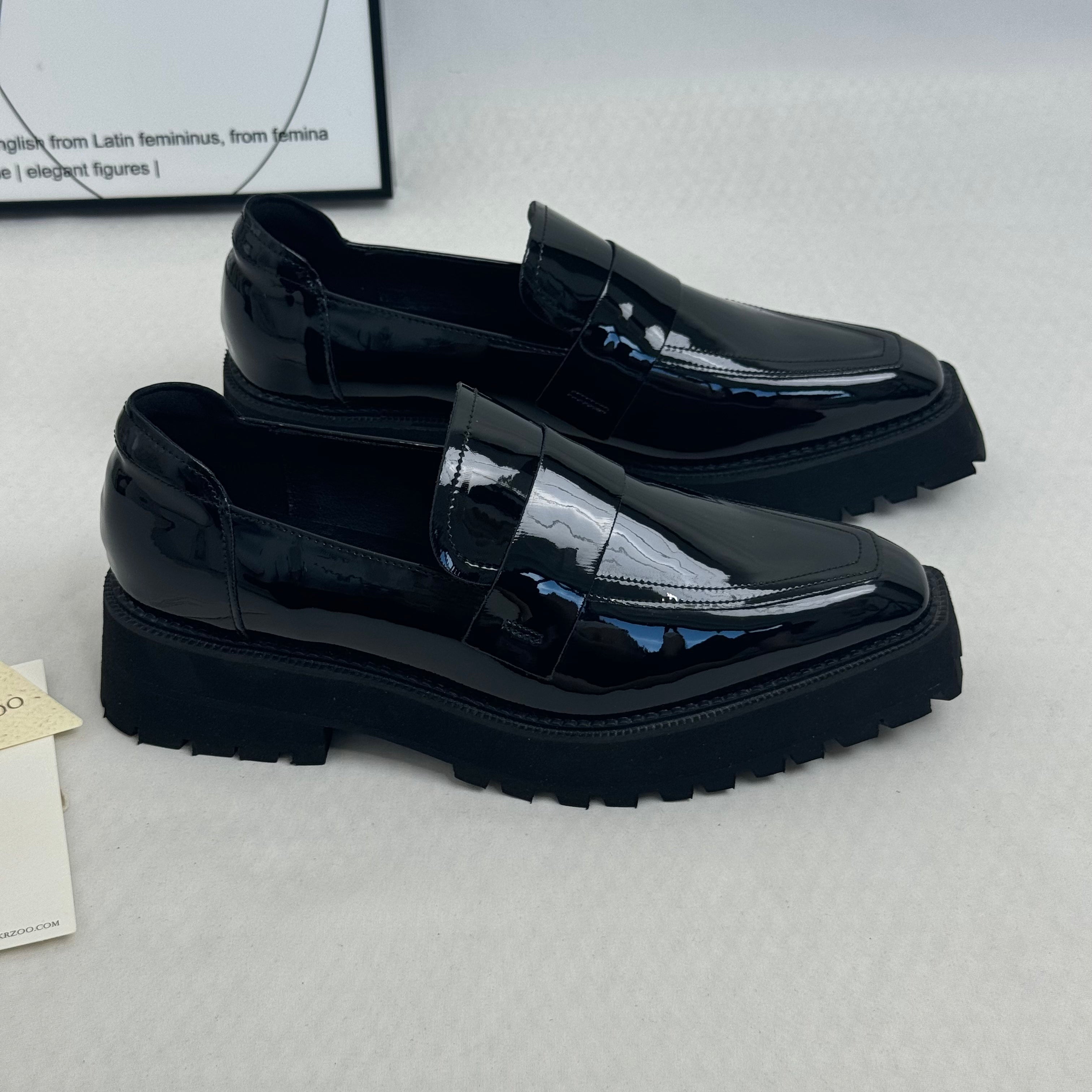British Pointed-Toe High-Heeled Shoes PinTow