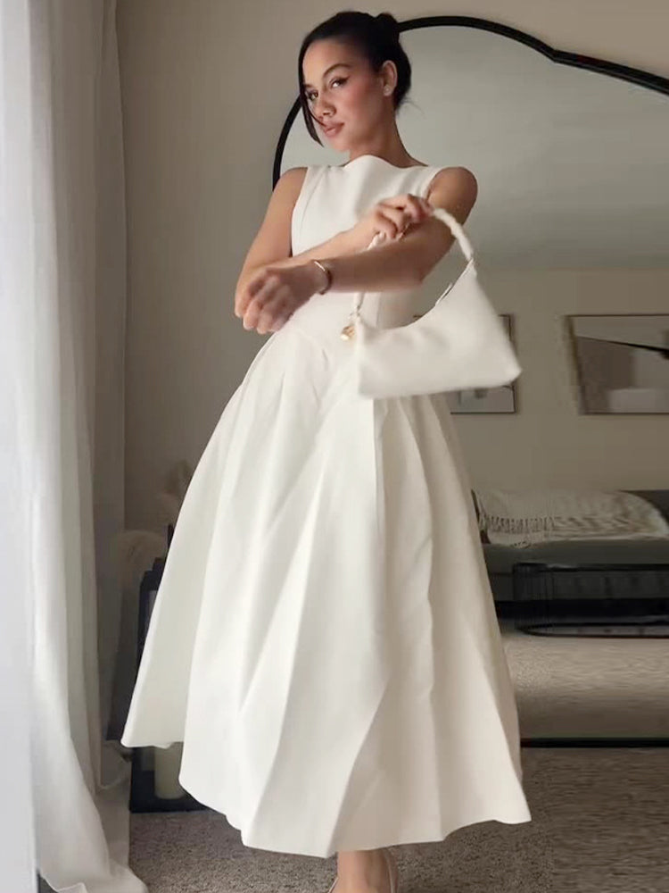 SLEEVELESS BACKLESS DRESS Newgew Dresses