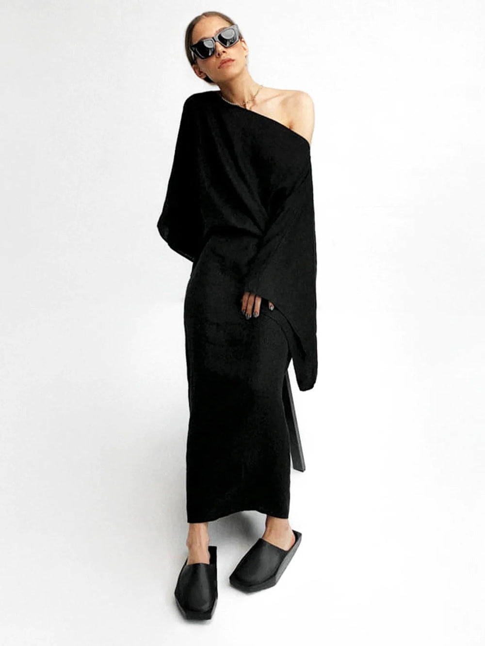 Crimson Linen Breeze Kimono Dress Newgew Dresses