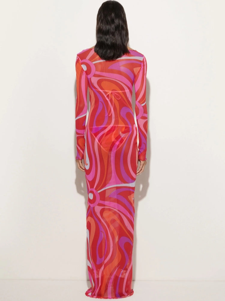 Marm Chiffon Maxi Dress Newgew Dresses