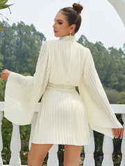 Stylish Ruffle Bell-Sleeve Dress Newgew Dresses