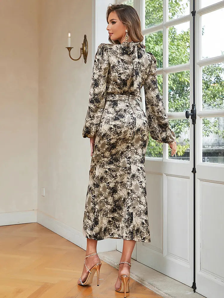 Summer Printed Slim Dress Newgew Dresses