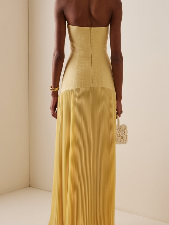 Susan Sunshine Yellow Maxi Dress Newgew Dresses