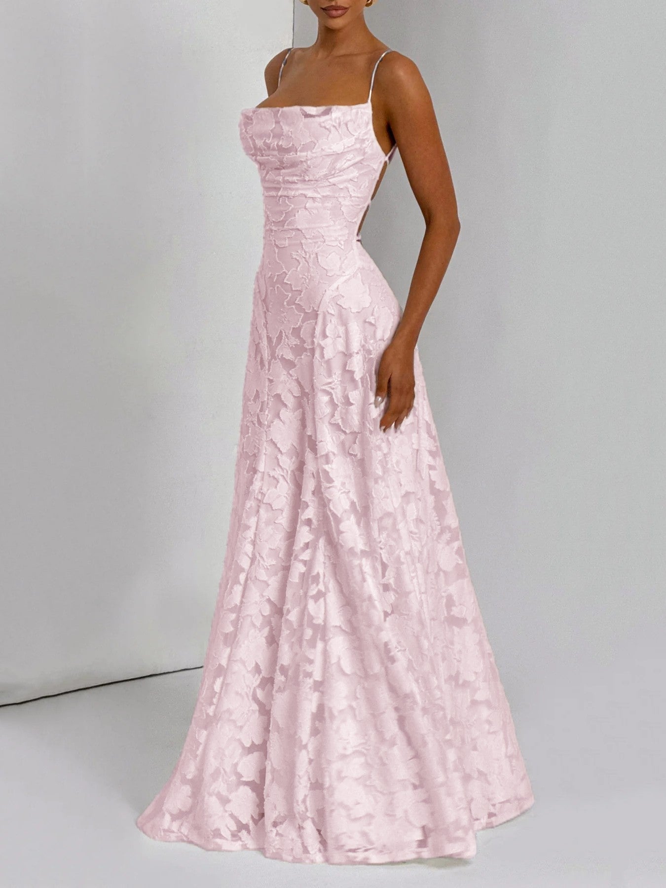 Jacquard Maxi Dress Newgew Dresses