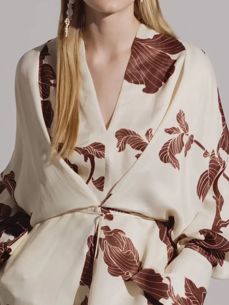Origami Print Kimono Dress Newgew Dresses
