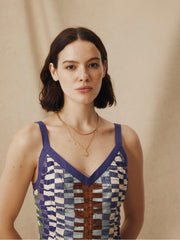 Algodonian Geometry Midi Dress Newgew Dresses