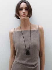 Flowy Square Neck Midi Dress Newgew Dresses