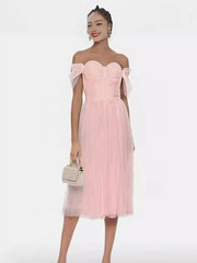 Mesh Panel Tube Dress Newgew Dresses