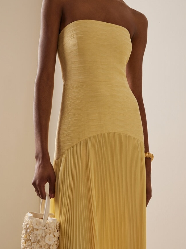 Susan Sunshine Yellow Maxi Dress Newgew Dresses