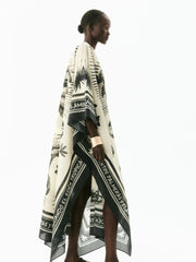 Oversized Flamingo Kaftan Maxi Dress Newgew Dresses