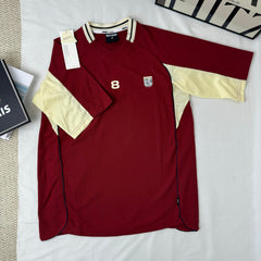 Quick-Dry V-Neck Short-Sleeve Sports Jersey PinTow