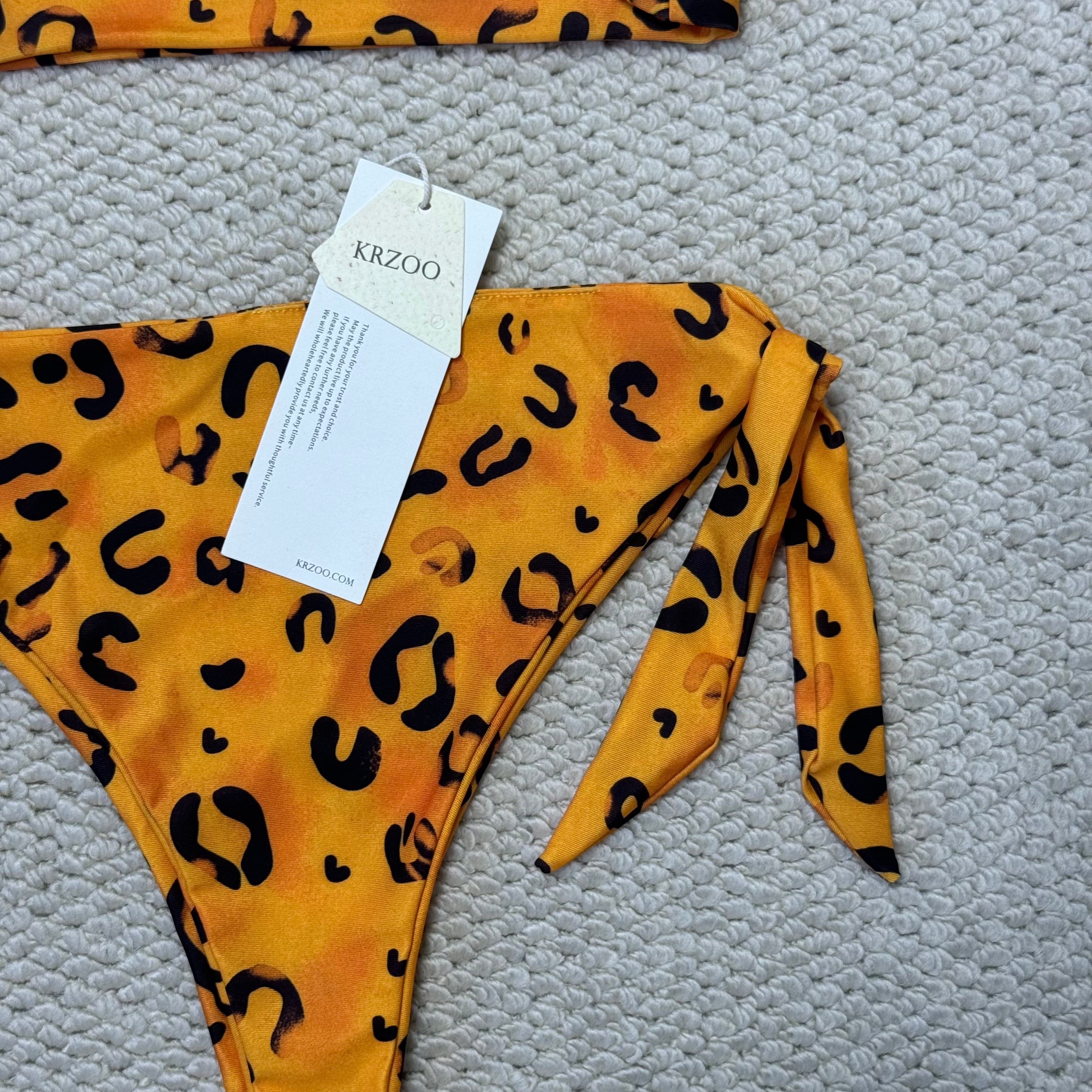Leopard Print One-Piece Swimsuit PinTow
