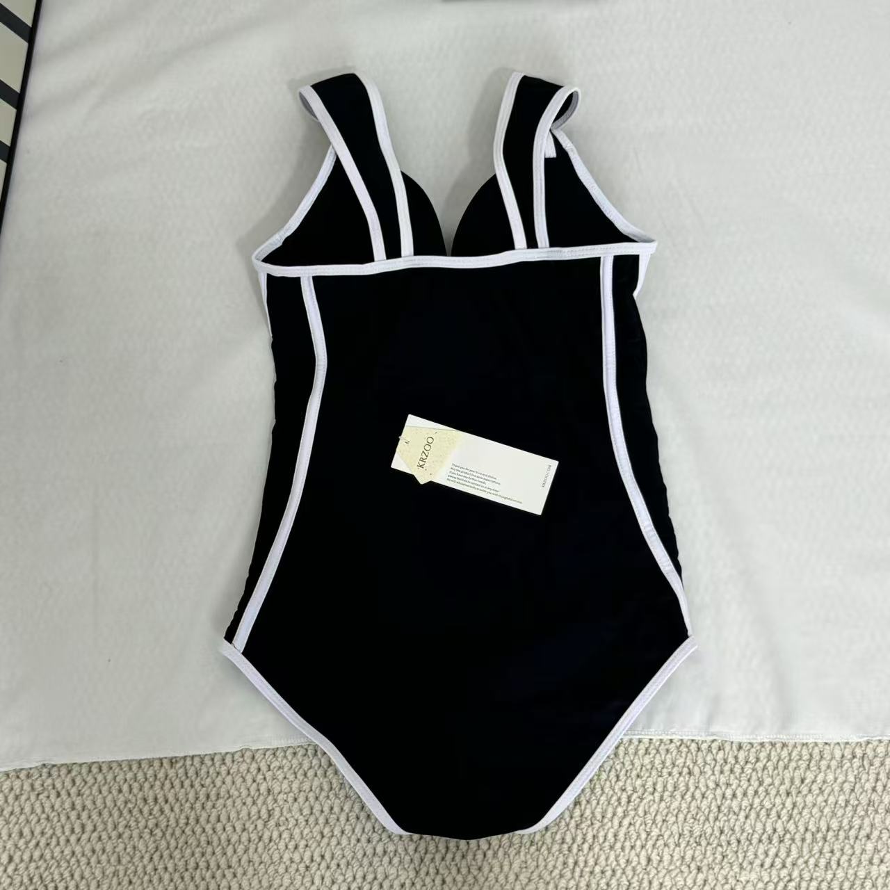 High-Waisted Slimming Swimsuit PinTow