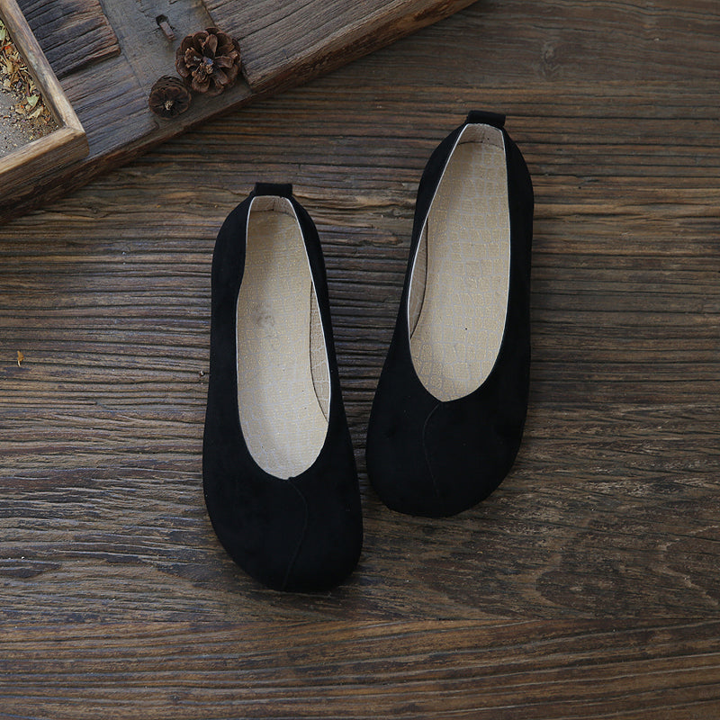 Women Retro Flat Comfortable Flats Casual Shoes Newgew Shoes