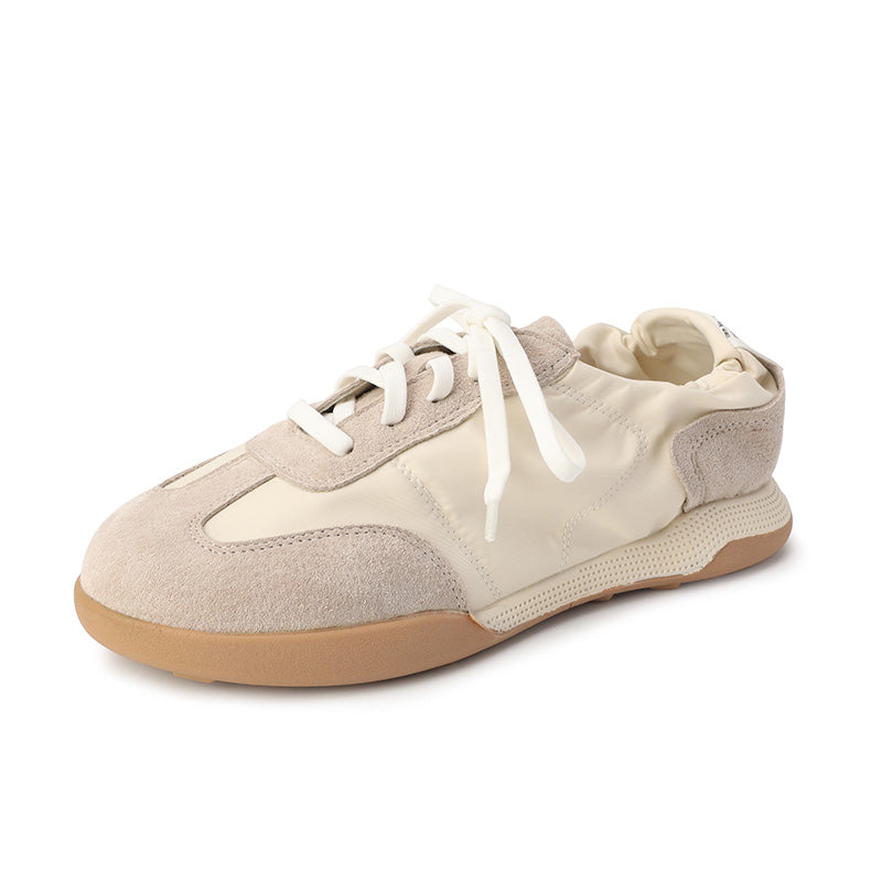 Women Patchwork Leather Comfort Soft Casual Shoes Newgew Shoes