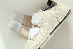 Women Handmade Retro Leather Flat Casual Shoes Newgew Shoes