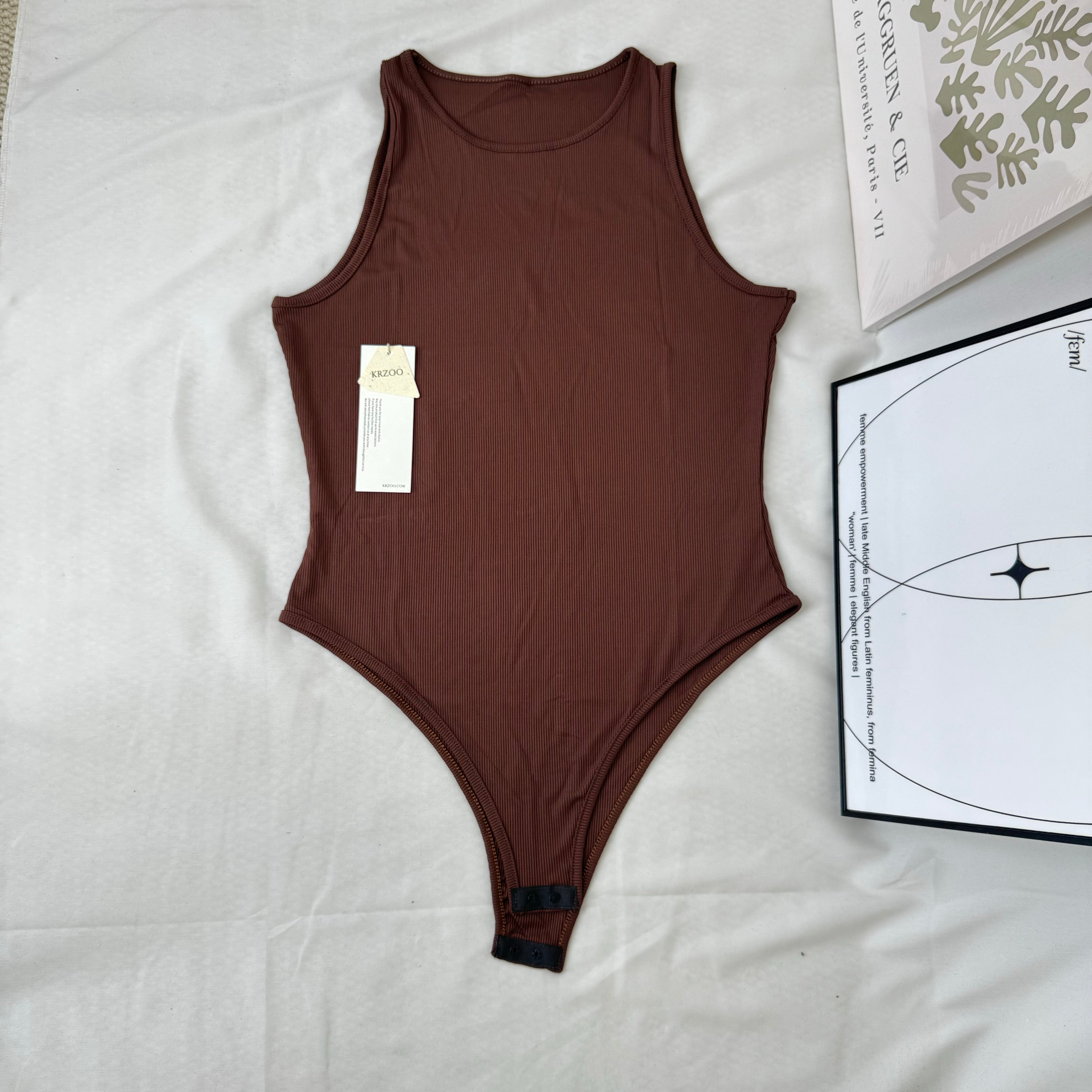 Sleeveless Placket One-Piece Suit PinTow
