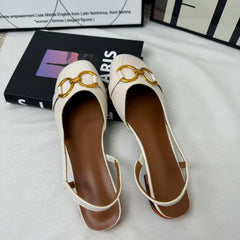 Metal Horse Bit Buckle Platform Heels PinTow