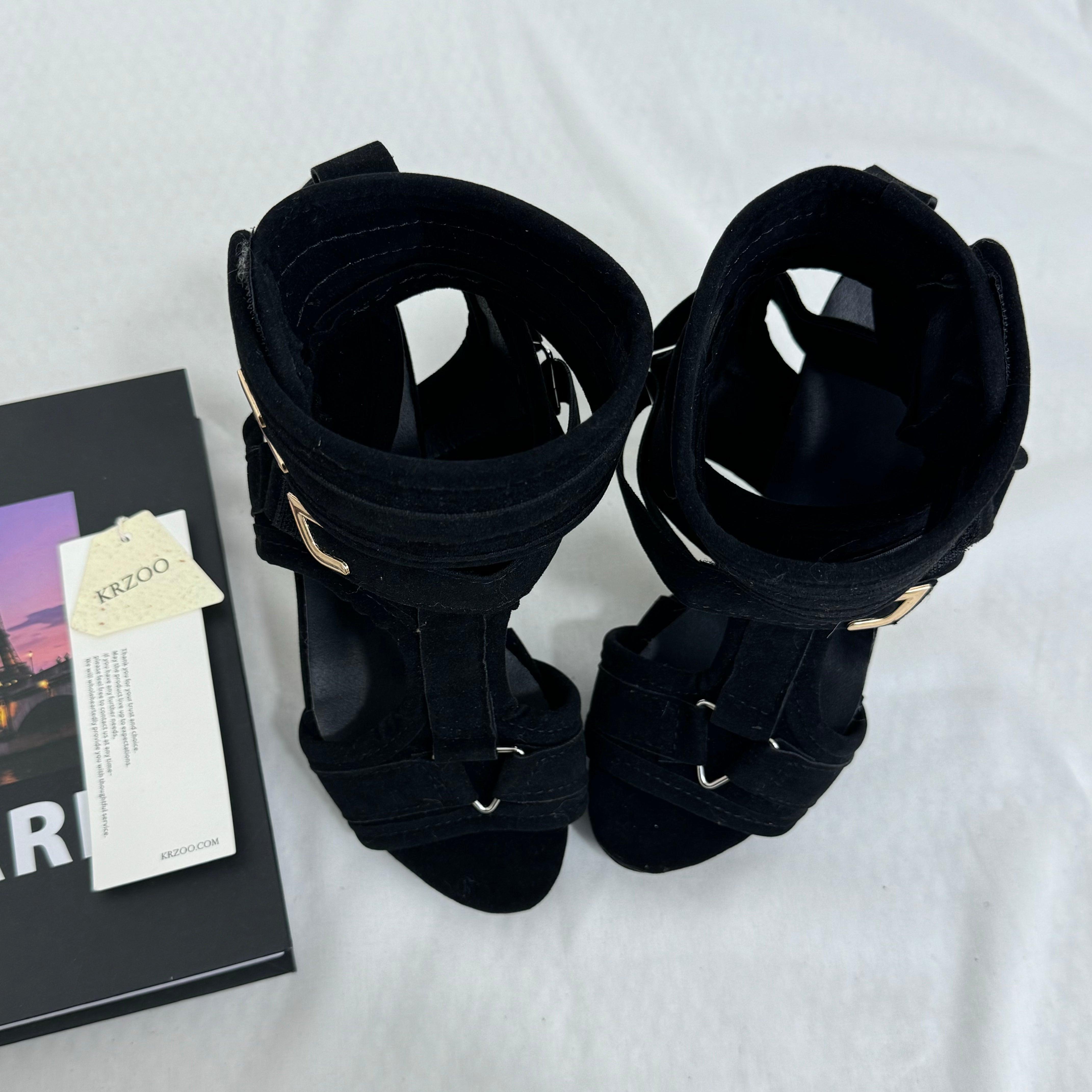 Fish-Mouth Velcro Slip-On Sandals PinTow