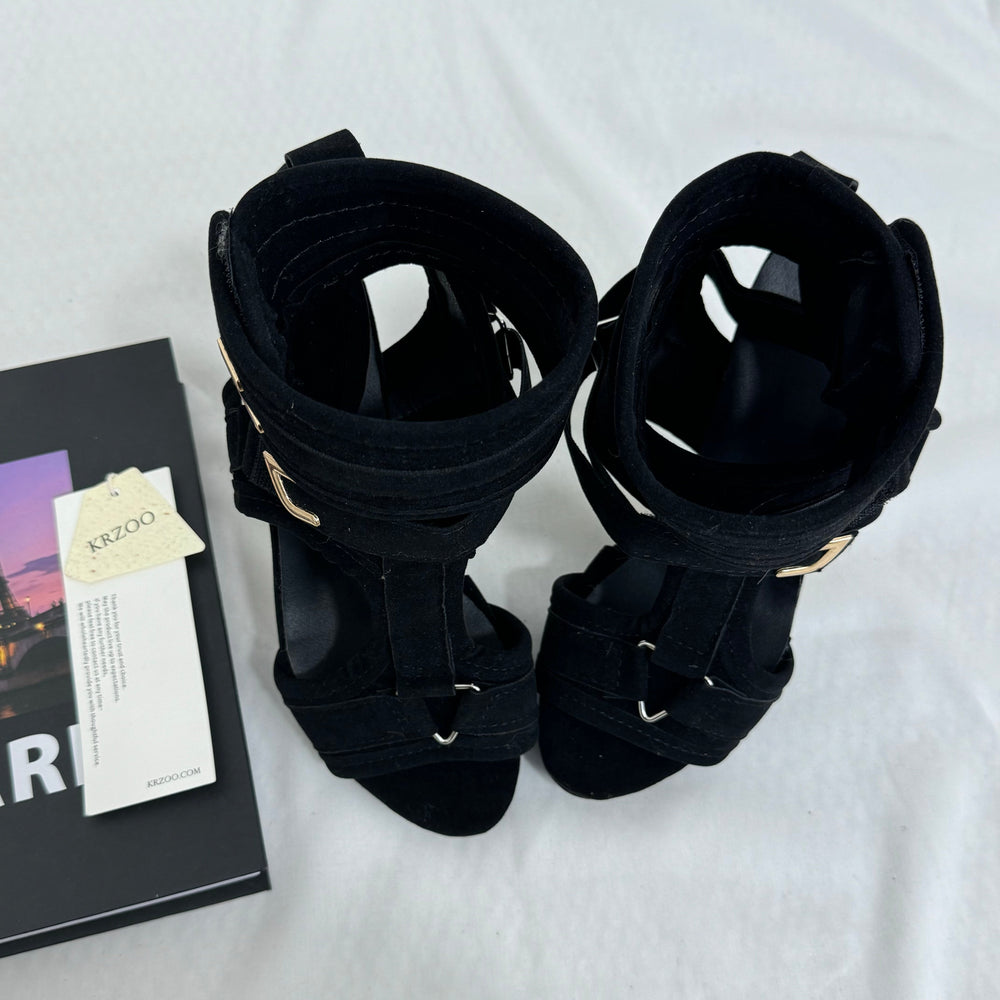 Fish-Mouth Velcro Slip-On Sandals PinTow