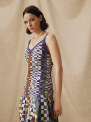Algodonian Geometry Midi Dress Newgew Dresses