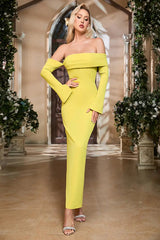 Strapless Ruffled Off-Shoulder Dress Newgew Dresses