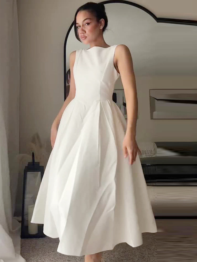 SLEEVELESS BACKLESS DRESS Newgew Dresses