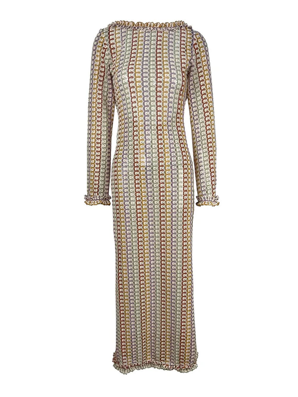 Maxi Dress Holiday Beach- Brown Newgew Dresses