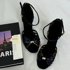 Soft-Soled Indoor High-Heeled Dance Shoes PinTow
