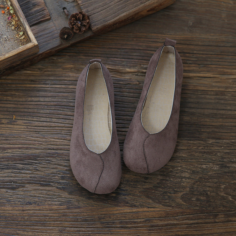 Women Retro Flat Comfortable Flats Casual Shoes Newgew Shoes