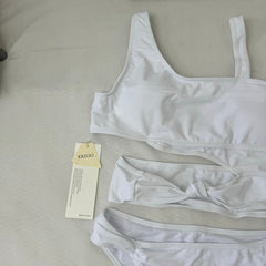 Patchwork Hollowed-Out One-Piece Top PinTow