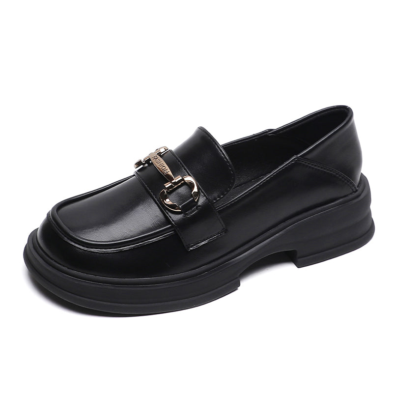 Women Minimalist Soft Casual Chain Loafers Newgew Shoes