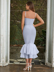Vintage Square Neck Bodycon Dress Newgew Dresses