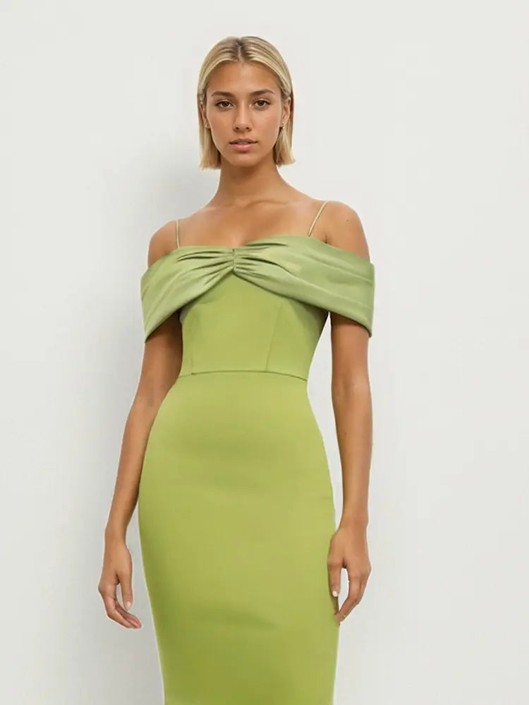 Chic Strappy Tiered Evening Dress Newgew Dresses
