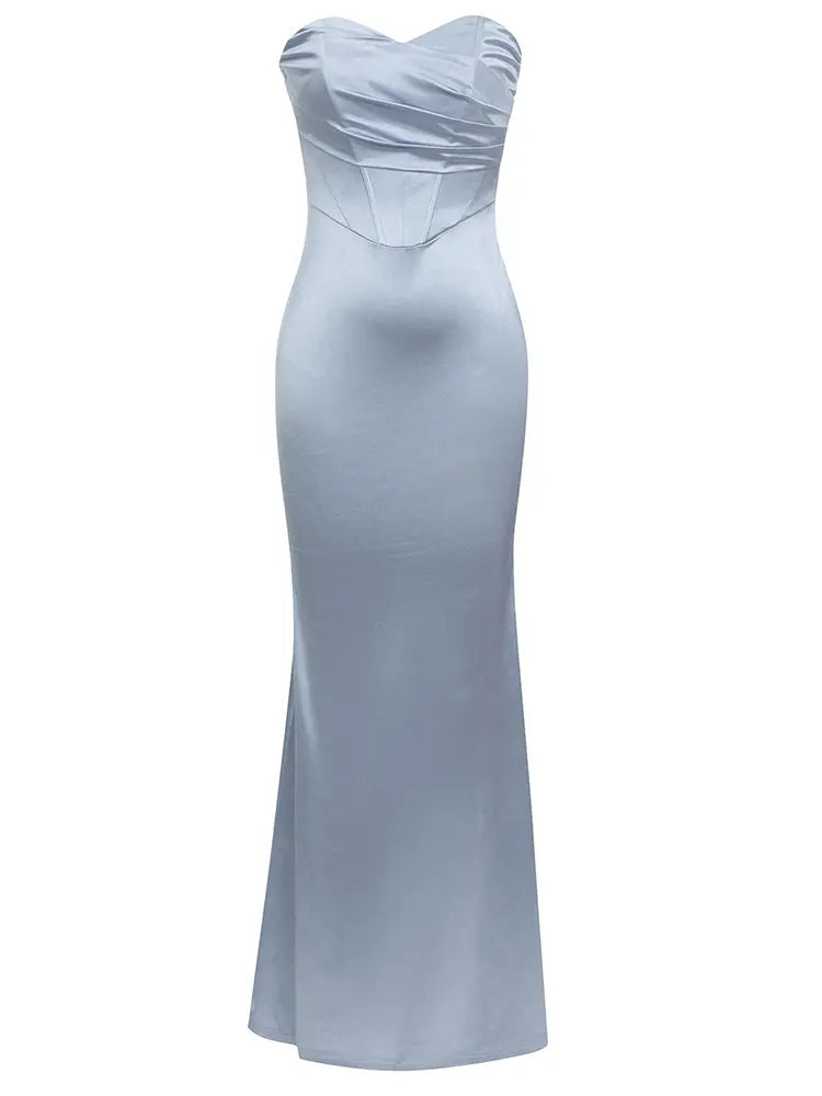 Strapless Fishtail Bodycon Evening Gown Newgew Dresses