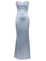 Strapless Fishtail Bodycon Evening Gown Newgew Dresses