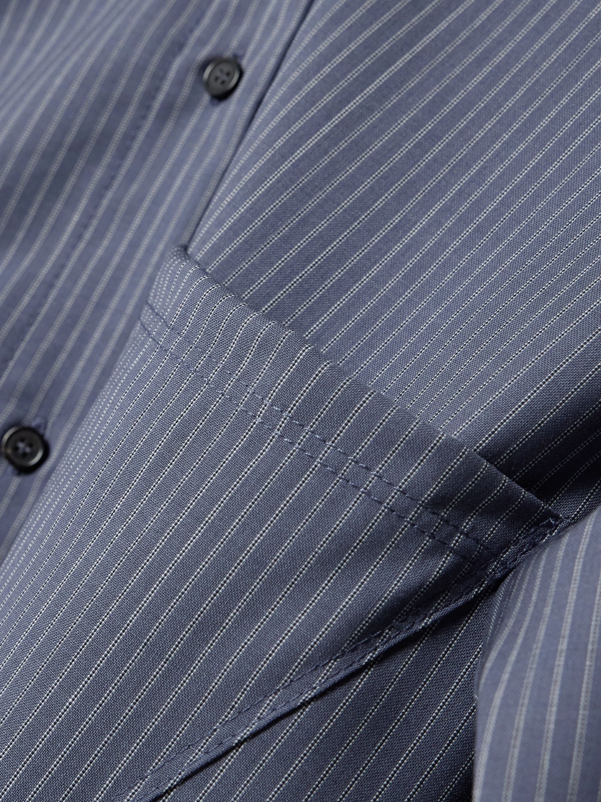 Tie Detail Striped Shirt Newgew Dresses