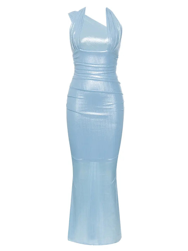 Vintage Halter Strapless Long Dress Newgew Dresses