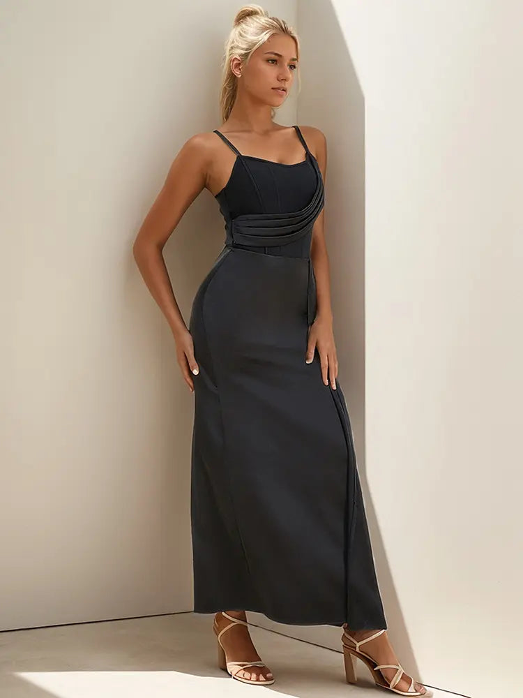Strapless Ruched Bandage Dress Newgew Dresses