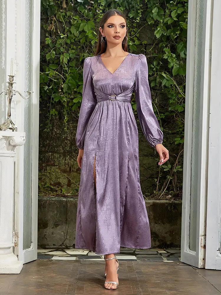 Elegant V-Neck Dress Newgew Dresses