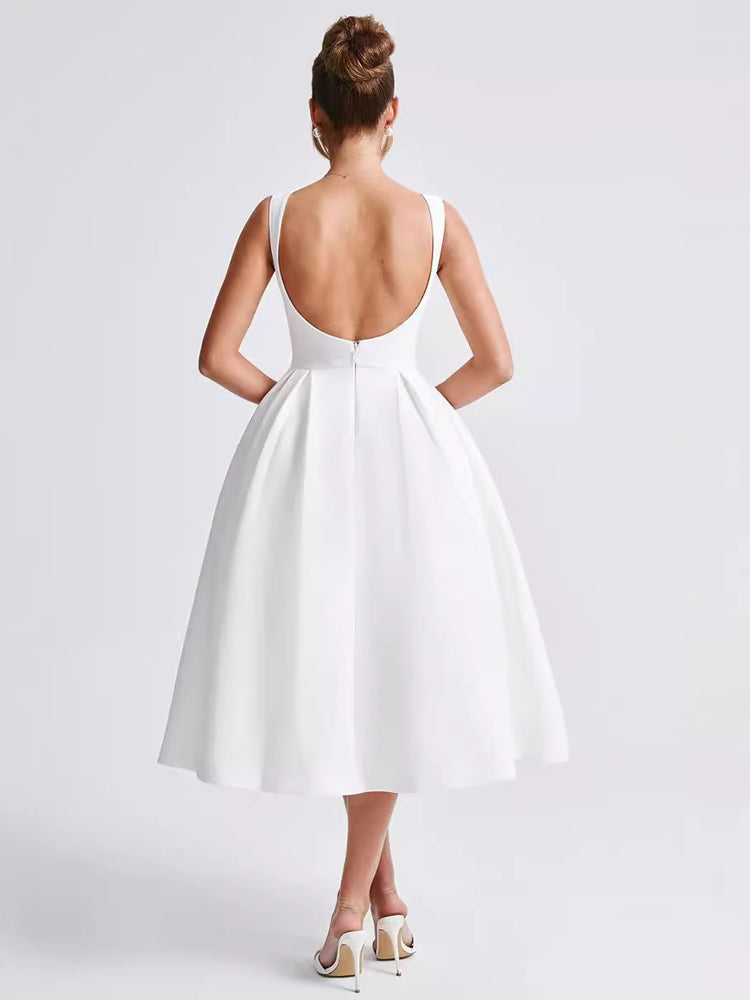 SLEEVELESS BACKLESS DRESS Newgew Dresses