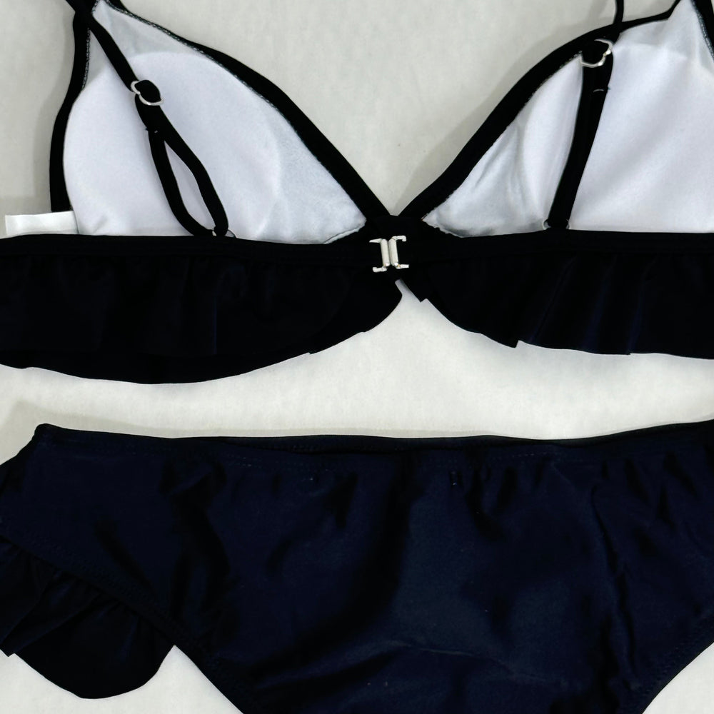 Bikini Swimsuit, Solid Color Bikini Set PinTow